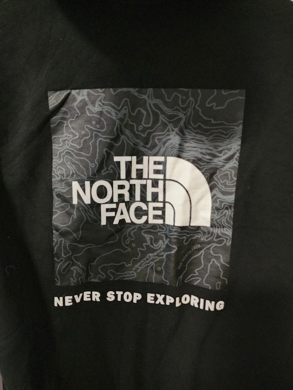 The North Face Black Pullover Hoodie with White Logo